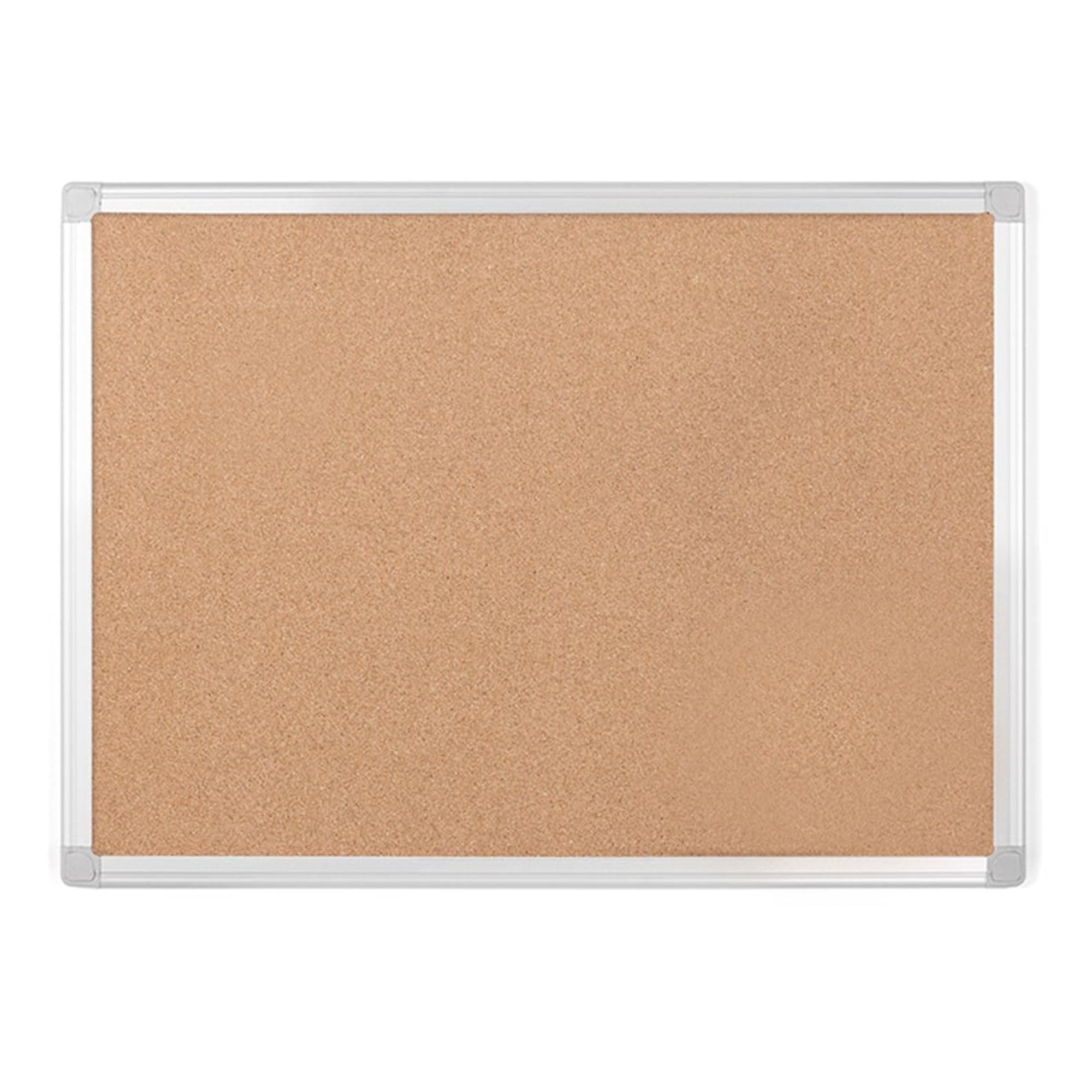 MasterVision Earth Cork Bulletin Board, 18" x 24", Pin Board with Aluminum Frame