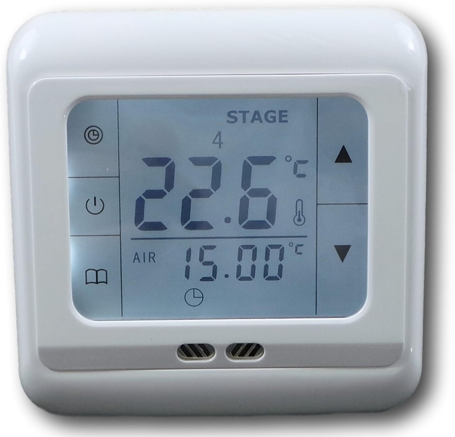 SMPC ® 832 Thermostat Programmable with Touchscreen Digital White