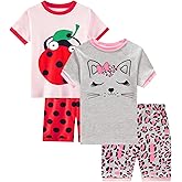 Dolphin&Fish Little Girls Cotton Short Pajamas Summer Kids Clothes Toddler Toddler Pjs Sets
