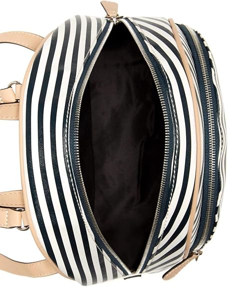 guess striped backpack