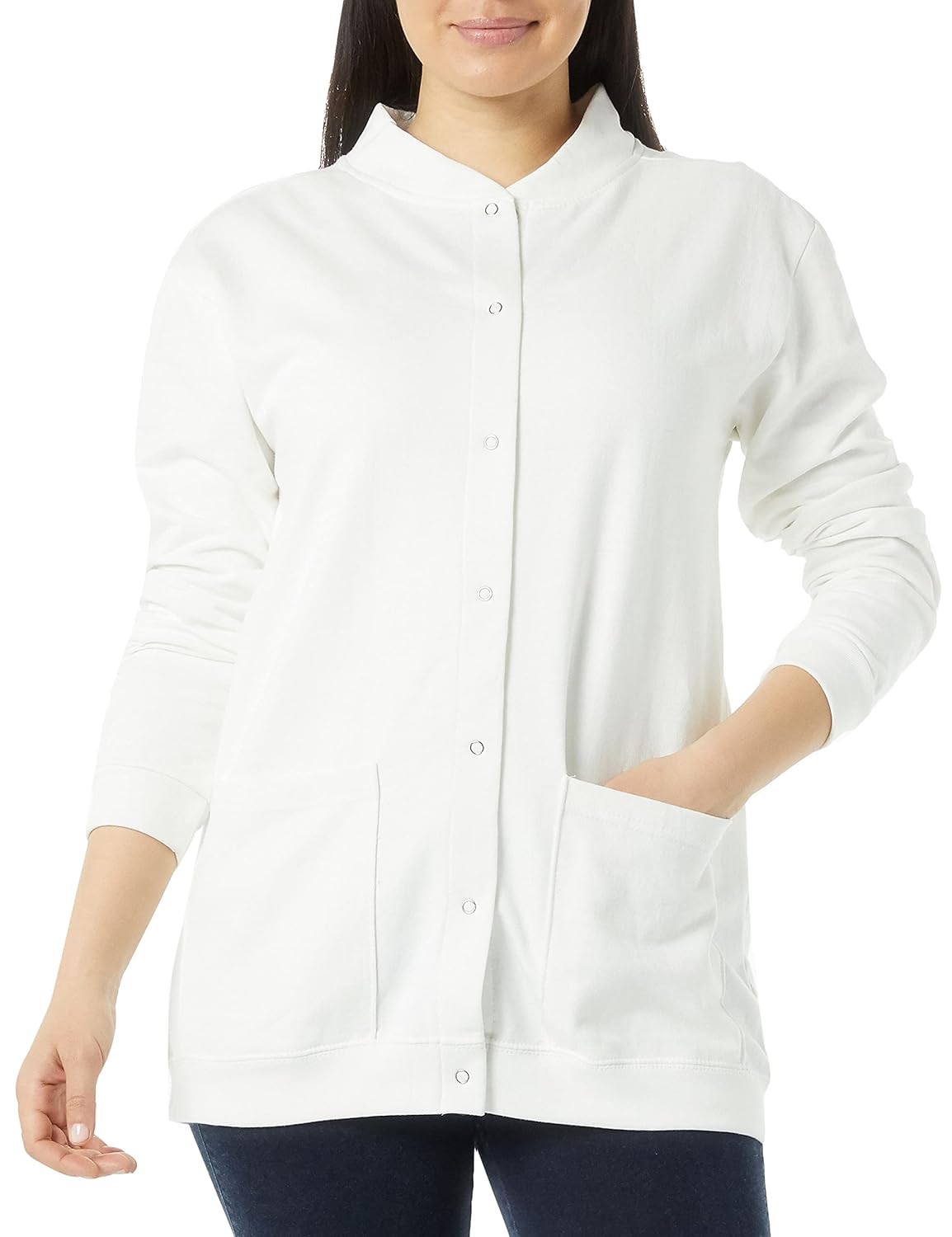 Buy AmeriMark Women’s Fleece Cardigan Sweater Lightweight Soft Long