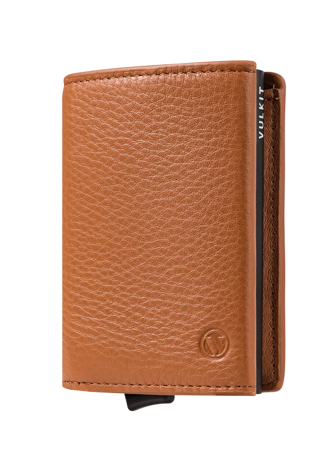 Buy VULKIT Credit Card Holder RFID Blocking Genuine Leather Bifold Mens