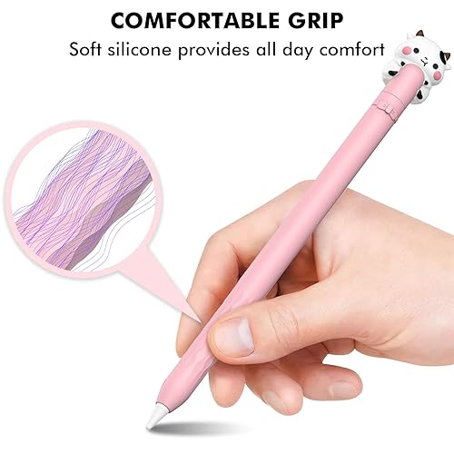 NIUTRENDZ Cute Cow Apple Pencil Case for Apple Pencil 2nd