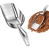 Aosnare Dog Food Scoop 1 Cup Capacity,304 Stainless Steel Pet Food Scoop with Measuring Lines For Dog and Cat