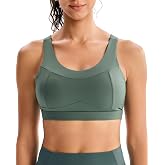 RUNNING GIRL High Impact Sports Bras for Women,Racerback Running Bra Workout Crop Tank Tops Longline Sports Bra Push up