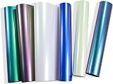 VINYL FROG Chameleon HTV 6 Sheets Gradient Change Color Vinyl 30.5x30.5