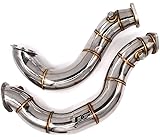 Exhaust Turbo Downpipes 3 in. for BMW N54 3.0L 135i 335i E82 E90 E91 E92 E93 2007-2013