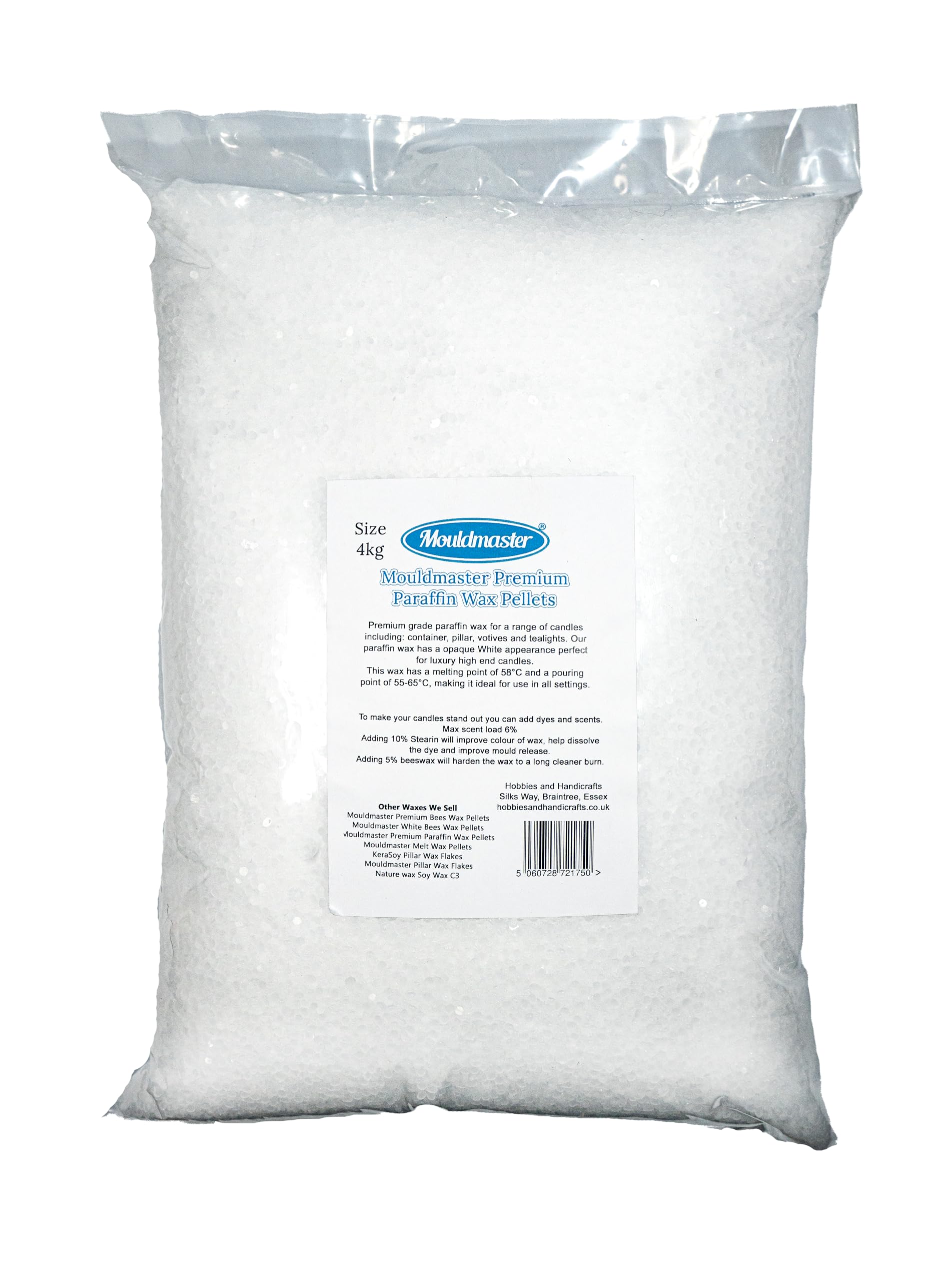 Mouldmaster Premium Paraffin Wax Pellets 4Kg Para04