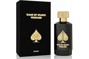 Jo Milano Game of Spades Wildcard Parfum Spray | 3.4 oz (100ml) | Vanilla, Apple, Tonka, Oud Wood, Bergamot Scent | Long Lasting Fragrance for Men
