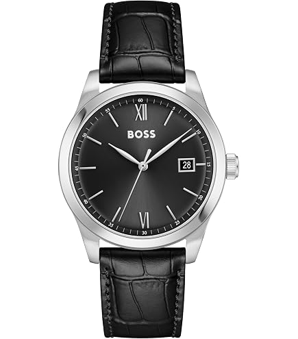 Amazon.com: BOSS Men's Candor Yellow Gold Ionic Plated Stainless