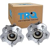 TRQ Rear Driver and Passenger Side Wheel Bearing and Hub Assembly Set 2 Piece Compatible with 2013-2019 Nissan Sentra