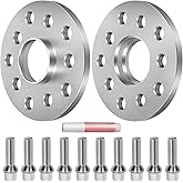 ECCPP 2PCS 5 Lug Wheel Spacer 5x100 & 5x112 Wheel Spacer 10mm 57.1mm fits for 14x1.5 57.1mm for Volkswagen Golf R 2015-2022| for Volkswagen Jetta 2000-2022