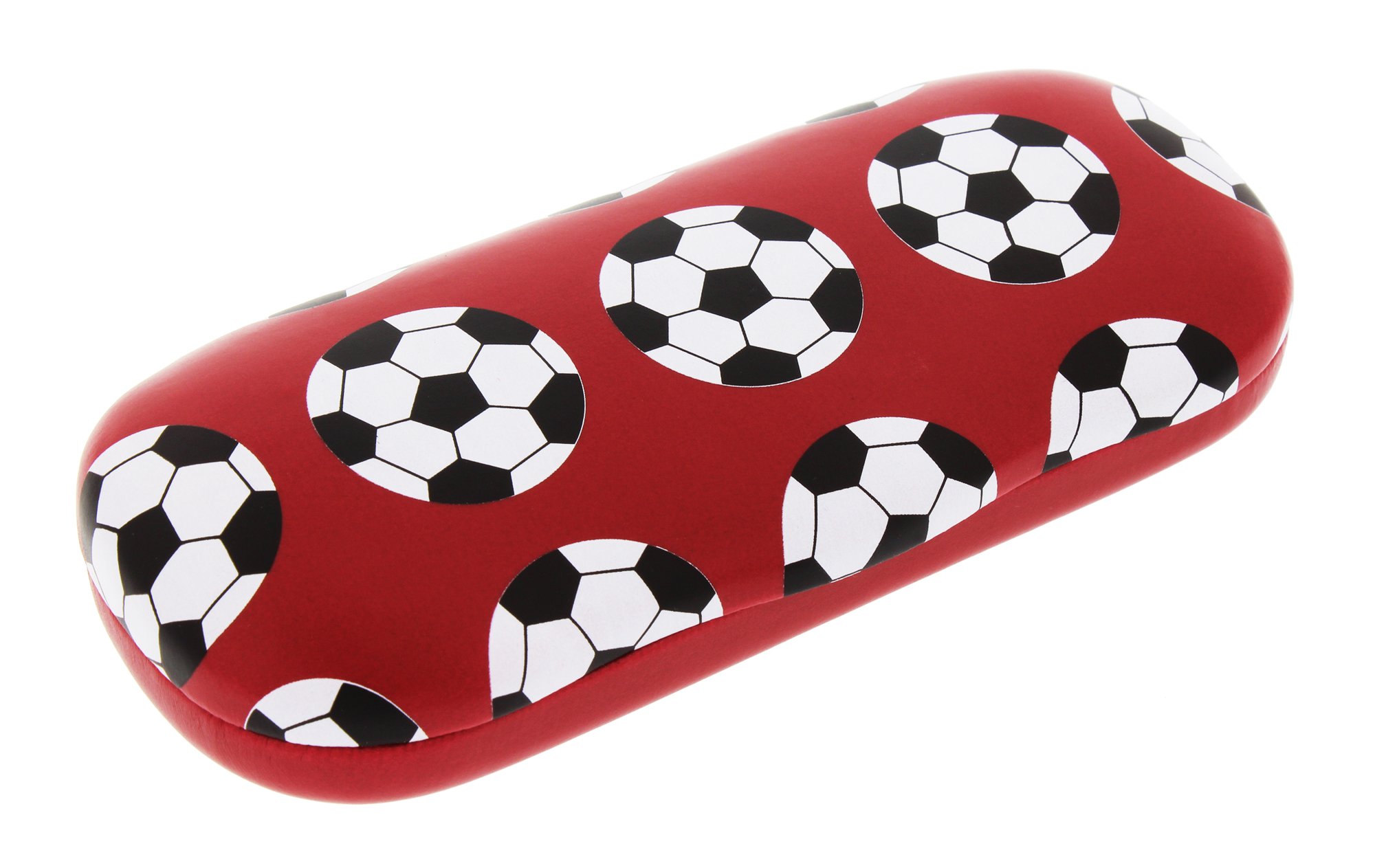 Sports Themed Hard Shell Eyeglass Case For Boys And Girls, Soccer