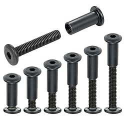 Xrfoiniu 100 Sets Nuts and Bolts Set - M6x35mm