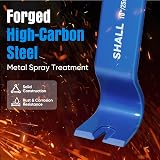 Shall 4-Piece Flat Pry Bar Set 5.5 7.5 10 15 in High-Carbon Steel view 3