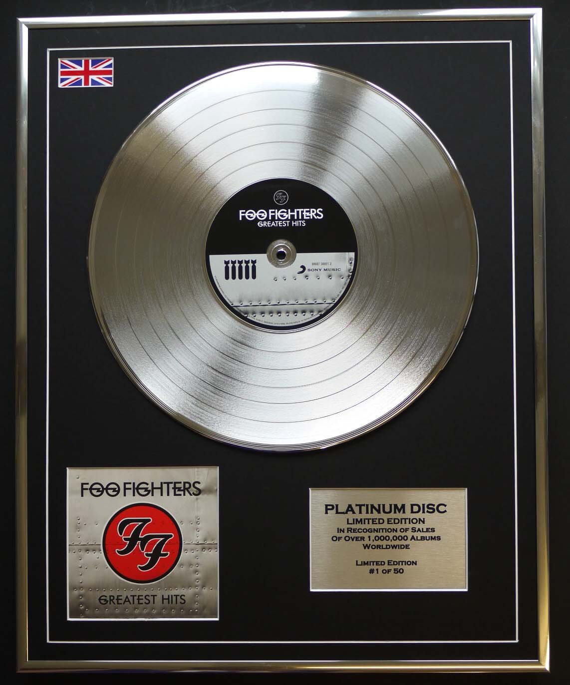 FOO FIGHTERS/LTD EDITION CD PLATINUM DISC/GREATEST HITS
