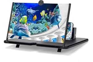 2026 New Screen Magnifier for Cell Phone, HD Screen Magnifier Version, Movies, Videos, and Gaming, Amplifier Desktop Magnifyi