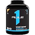 Rule One Proteins, R1 Whey Blend- Café Mocha, 24g Fast-Acting Whey Protein Concentrates, Isolates, and Hydrolysates Per Serving, with Naturally Occurring EAAs and BCAAs, 5lbs