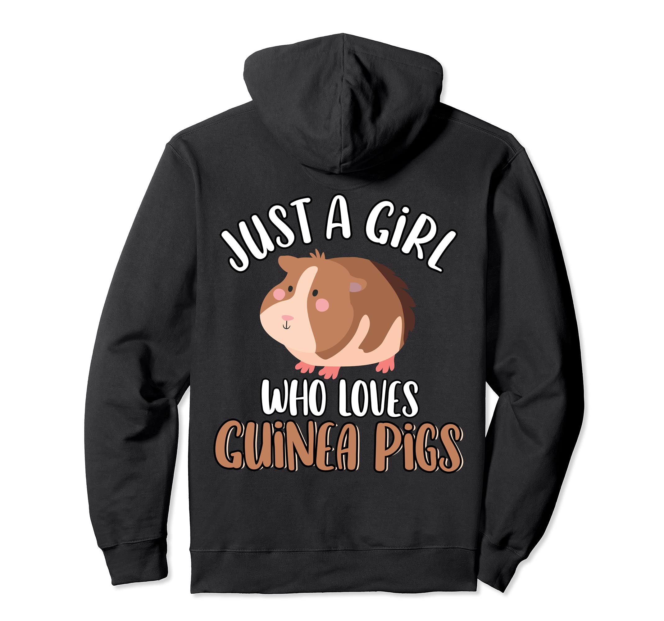 Just A Girl Who Loves Guinea Pigs Funny Cute Pet Guinea Pig Pullover Hoodie