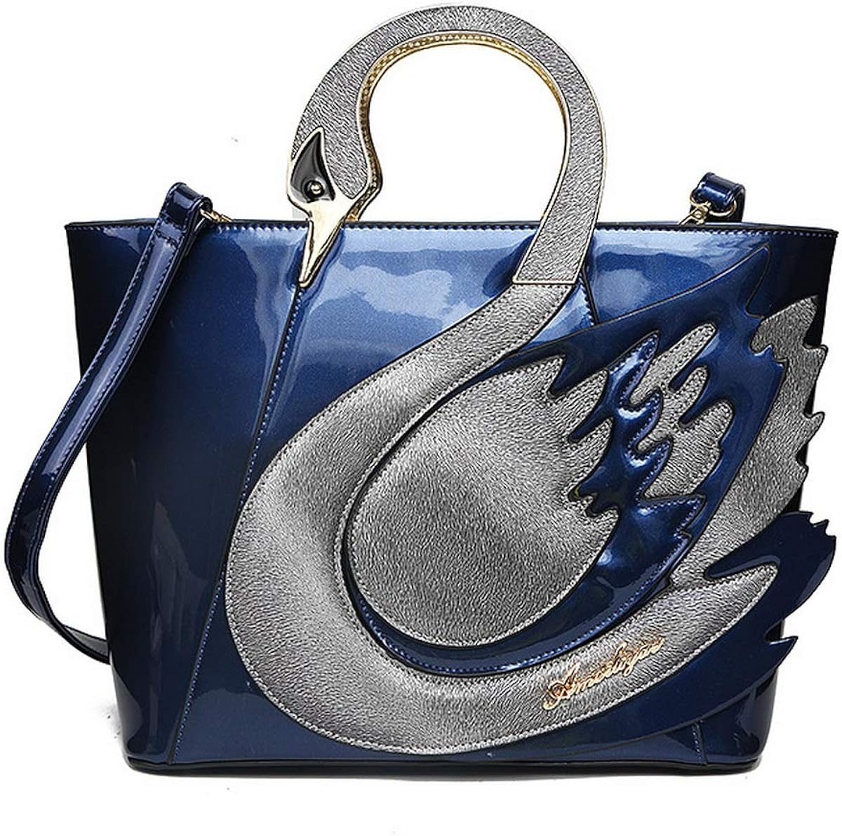 large patent leather handbags