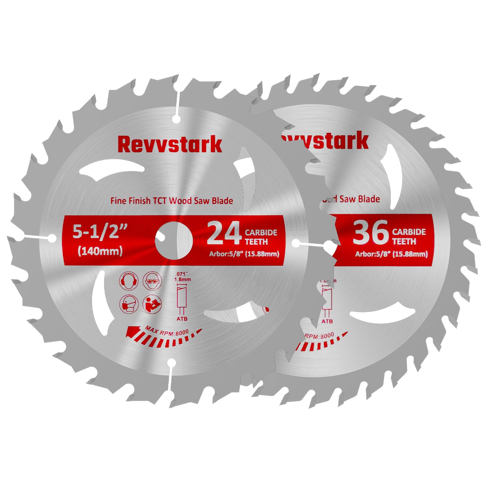 Revvstark Circular Saw Blade 5-1/2" 24T&36T with
