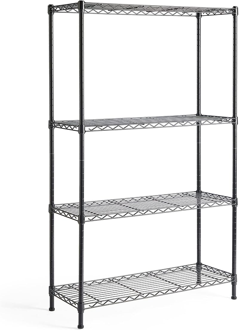 VonHaus 4-Tier Adjustable Wire Shelving Unit Garage Storage