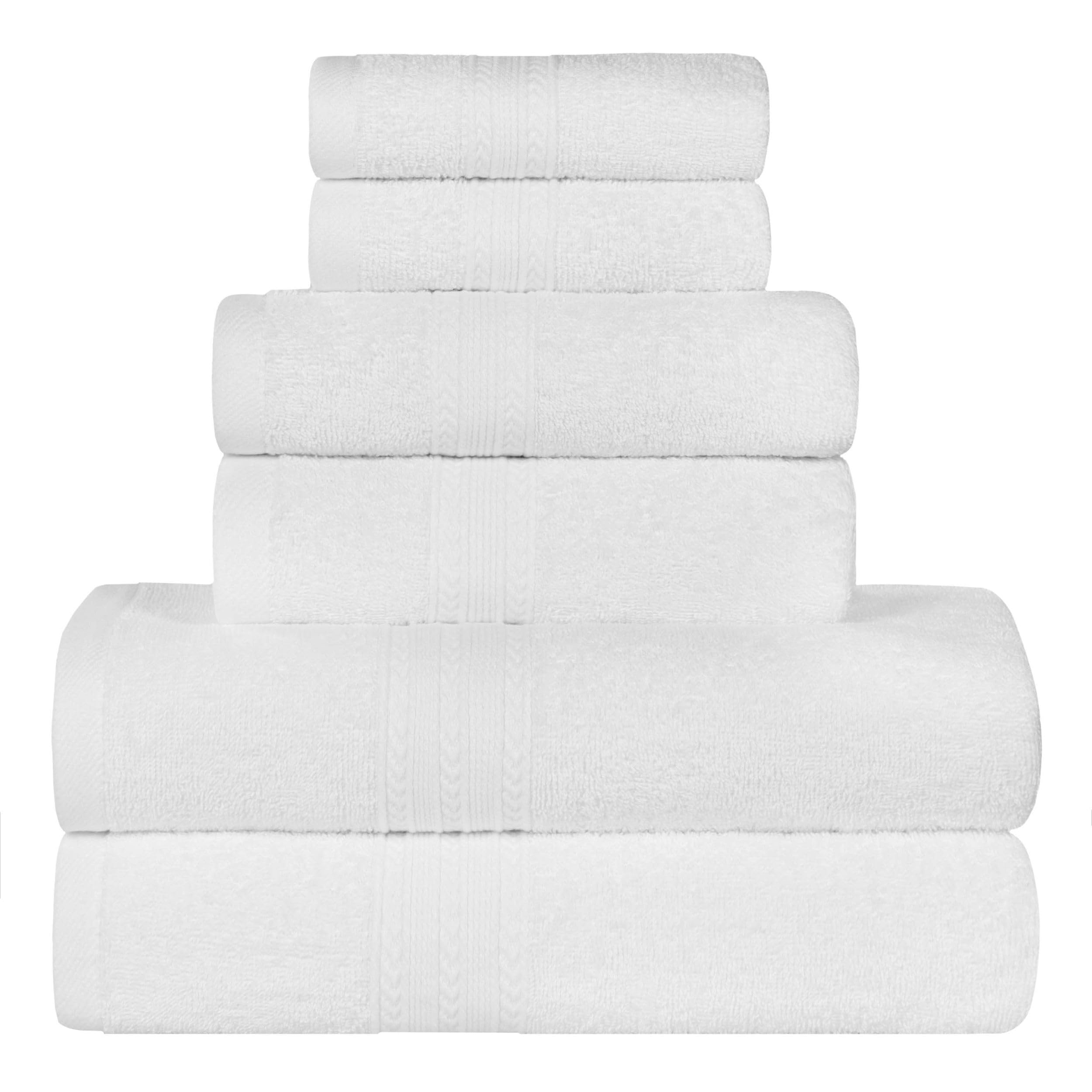 Home City , Towel Set, White - Towel