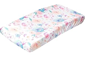 Copper Pearl Premium Knit Diaper Changing Pad Cover"Bloom"