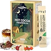 HEALOADING Nighttime Magnesium Hot Cocoa Powder：Natural Sleep Aid Drink Mix for Adults, Relaxing Evening Drink with Magnesium L-Theanine & Reishi-Calming Cocoa Blend Non-GMO