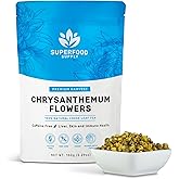 Superfood Supply - Chrysanthemum Tea - 5.29oz/150g, Bulk Loose Leaf Flowers, Premium Buds, Tai Ju Herbal Tea, Caffeine Free, Natural Liver and Immune Support