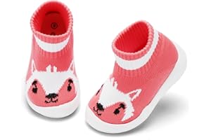 Engtoy Baby Sock Shoes Baby Walking Shoes Infant Non-Slip Breathable Slippers with Soft Rubber Sole Baby Boys Girls Slip On Sneakers