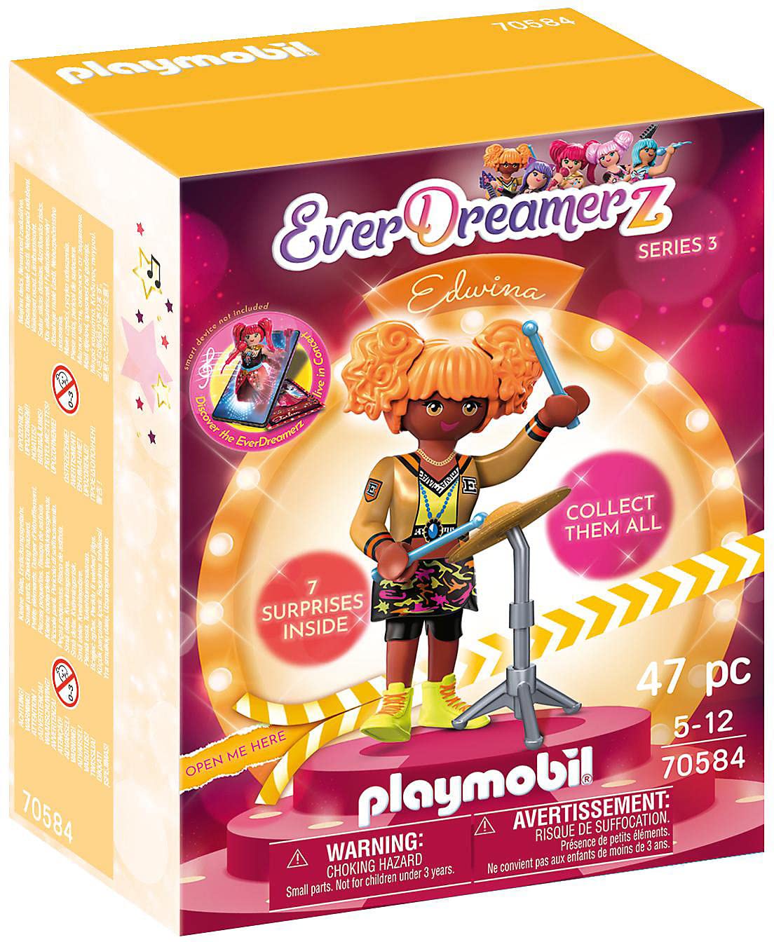 Playmobil 70584 EverDreamerz Edwina - Music World, Fun Imaginative Role-Play, PlaySets Suitable for Children Ages 4+