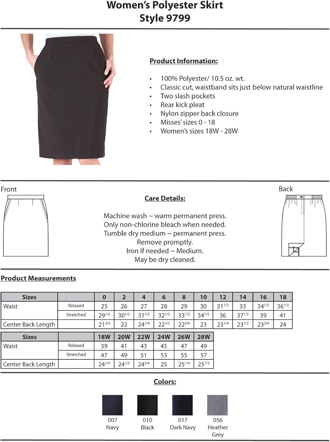 Edwards Women's Polyester Skirt at  Women’s Clothing store