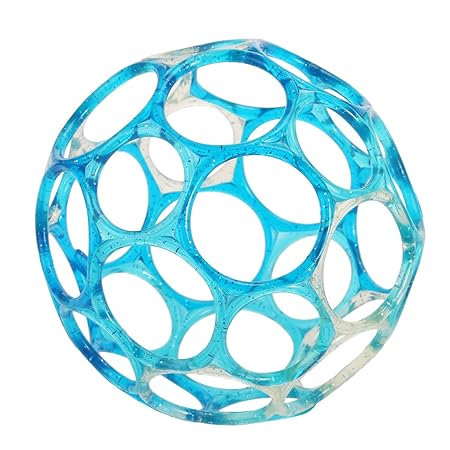 TOYANDONA - Pelota Colorida con sonajero y Bola mágica (Azul ...