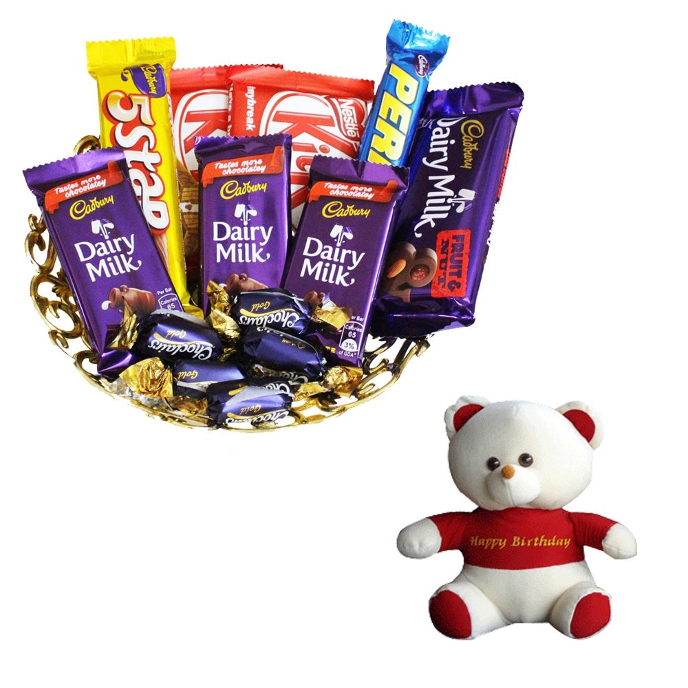 SFU E Com Birthday Chocolate Basket Hamper Chooclate Gift with Happy