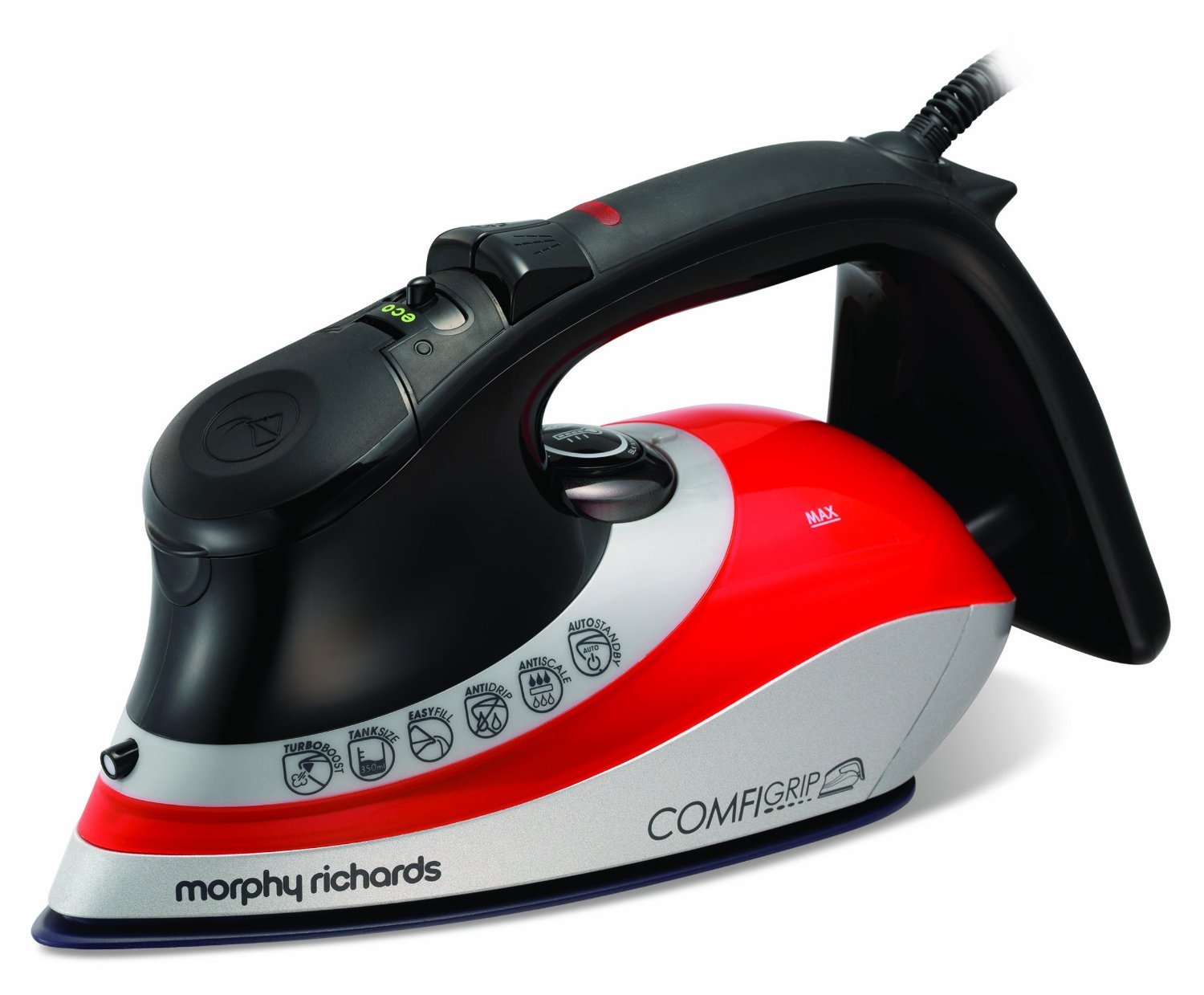 Morphy Richards Eco ComfiGrip 2400 Watt Ionic Steam Iron with Anti