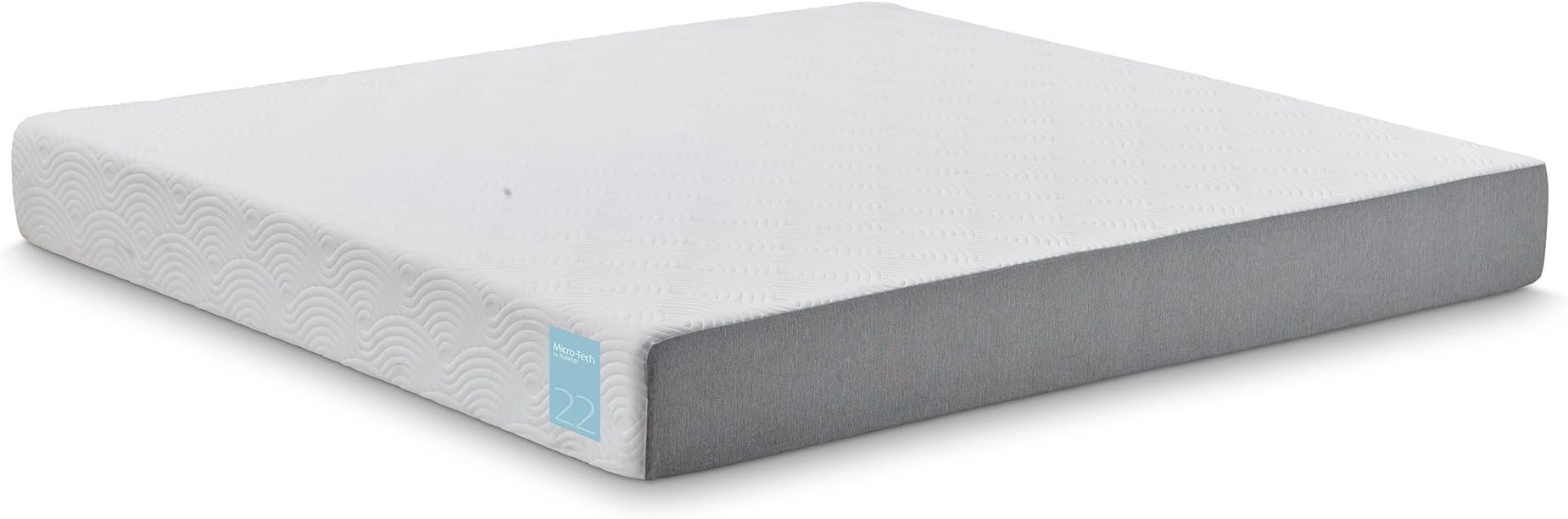 Baldiflex - Double Orthopaedic Spring Mattress 180x200 Micro-Tech Hybrid h22, Breathable, Removable, Hypoallergenic and Anti-Dust Mite