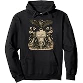 Raven On Headless Victorian Dress With Skull Gothic Dark Art Pullover Hoodie