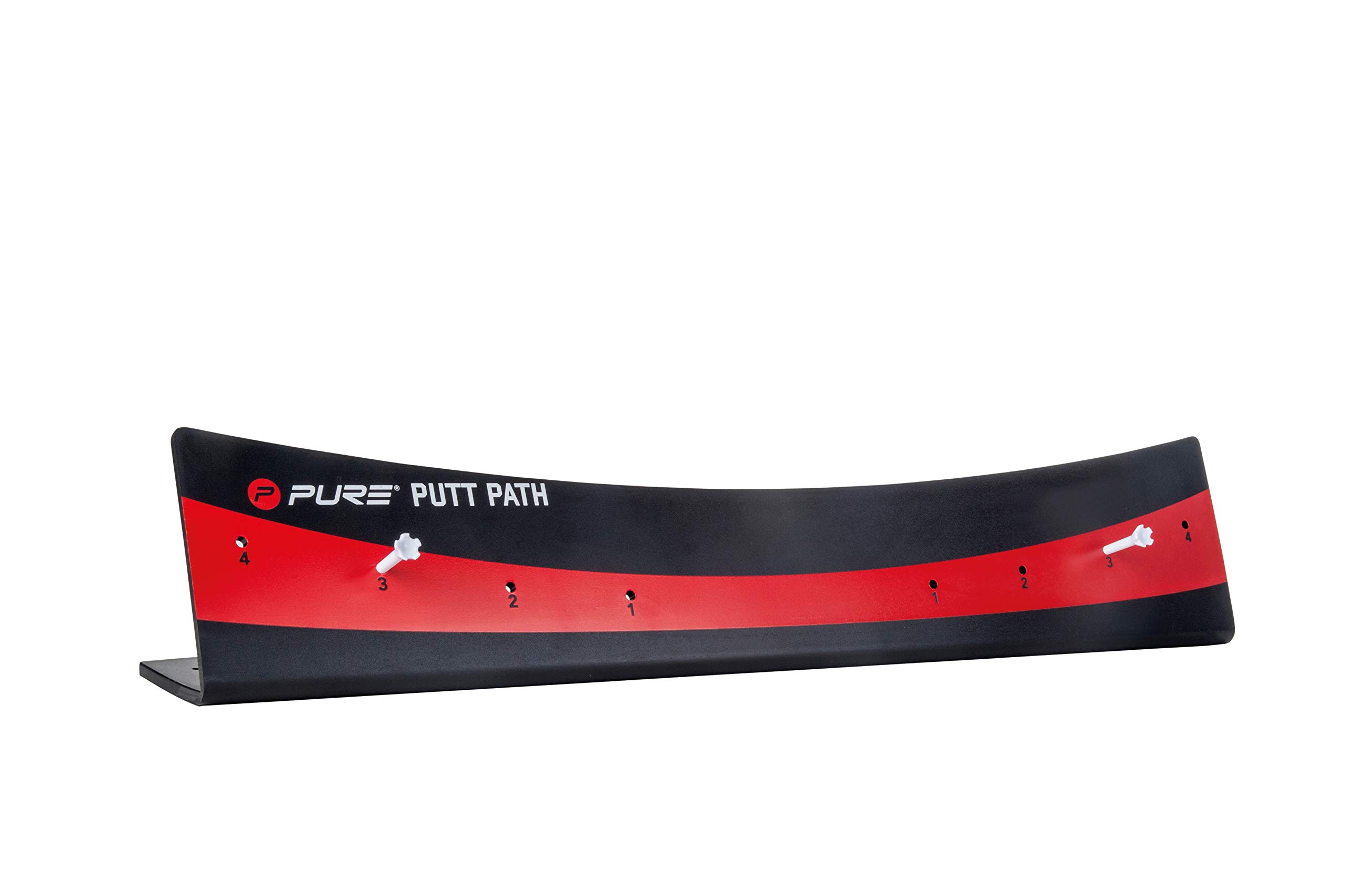 Pure2Improve Unisex Adult Putt Path Putt Path - Black/Red,