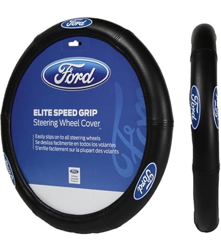Dash Designs Comfort Grips Ultra Plush 14.5in - 15.5in Steering Wheel Cover - Black, 3312BK