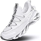 Men's Trail Runners Fashion Sneakers Breathable Mesh Running Shoes Blade Non Slip Casual Athletic Walking Shoes