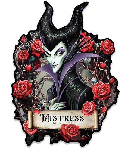 Open Road Brands Disney Villains Line-Up Gallery Wrapped Canvas