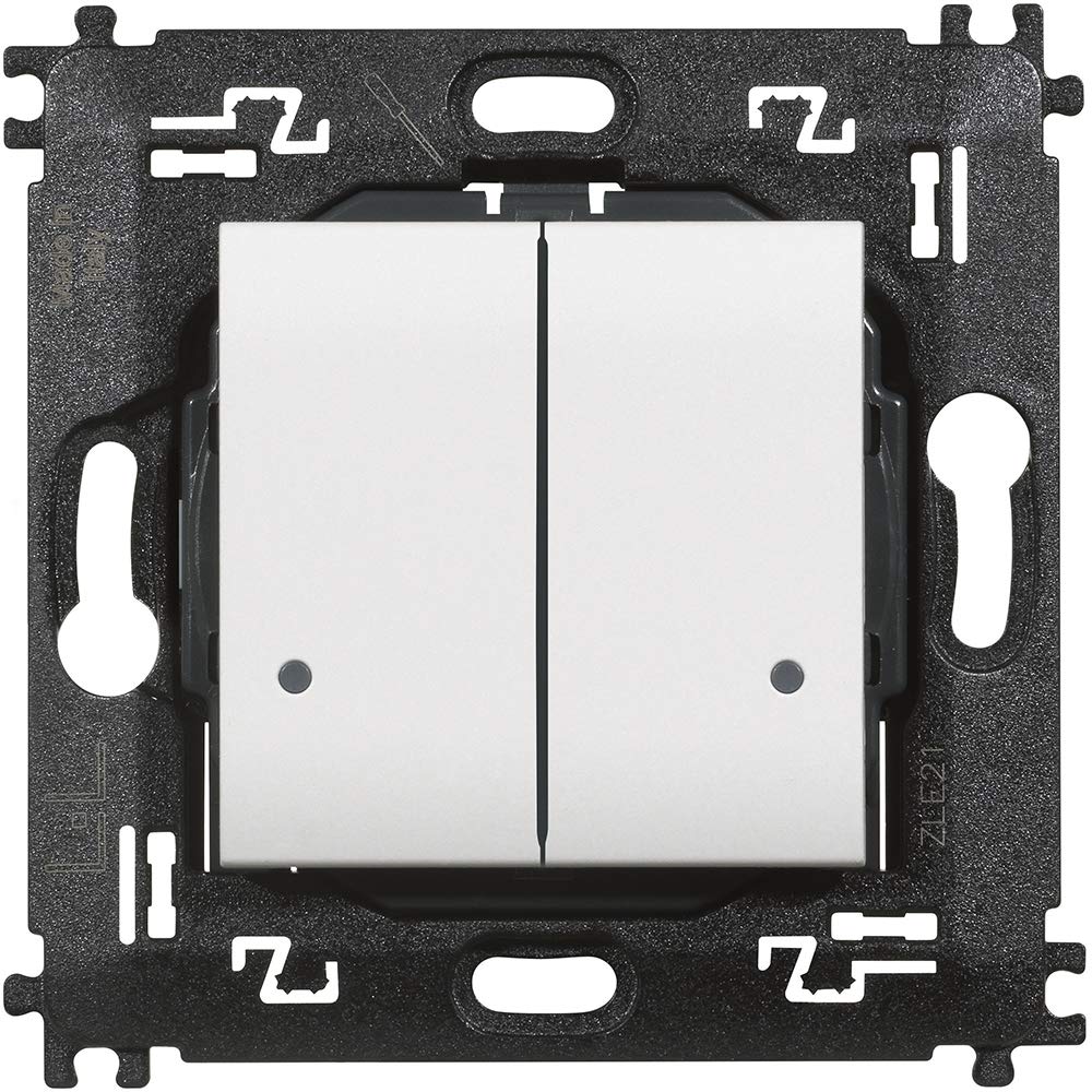 Bticino N4003DCW Livinglight Dual Control Wireless Lights, White