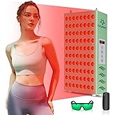 Astarexin Red Light Therapy for Body Face, 400W 80pcs LED Red Light 660nm & Infrared Light 850nm Red Light Therapy Panel Device Lamp for Skin Beauty & Anti-Aging with Controller