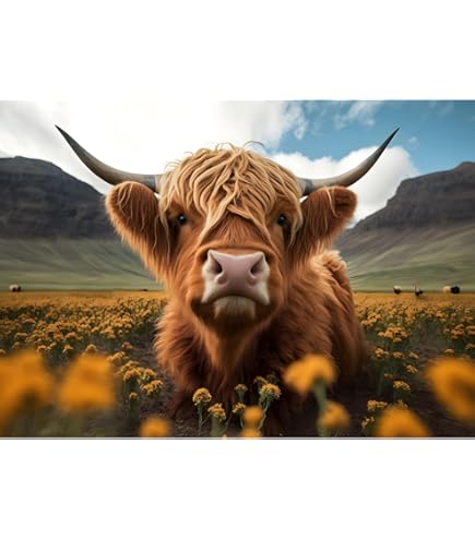 Kit De Peinture Diamant 5D à Faire Soi-même Pour Adultes - Broderie Au Point De Croix - Art Nordique - Girafe - Décoration D'intérieur - 50 X 100 Cm - LD199-2