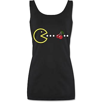 Shirtracer Nerds & Geeks - Retro Gamer-Motiv - lang-geschnittenes Tanktop für Damen