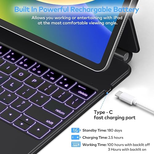 Typecase Keyboard Case For IPad Air 13 And IPad Pro 12.9 (6th,5th,4t