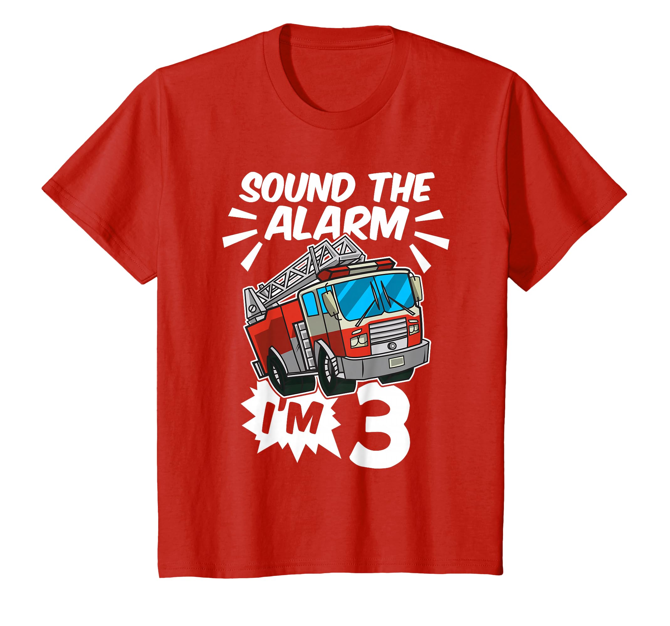 Photo 1 of Kids Firefighter I'm 3 Birthday Fire Truck 3rd birthday T-Shirt