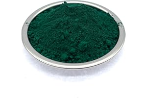 LHCZXJZMY Iron Oxide Powder,Concrete pigments- Green Cement Pigment Mix in Concrete,Cement,Paint(Green,0.22lb)