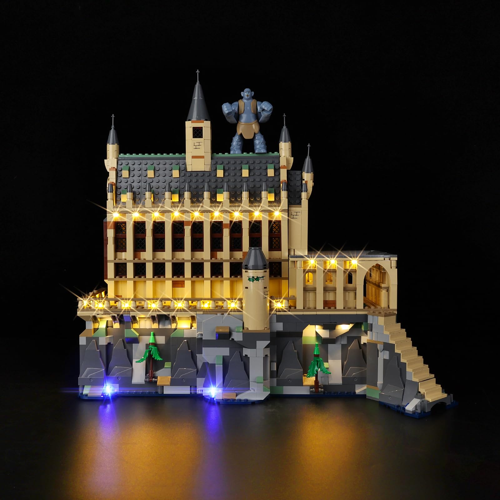 Kyglaring LED Lighting Kit for Lego 76435 - Compatible with lego-76435 Hogwarts Castle The Great Hall Building Blocks Model Set - Only LEDs No Brick Set (Classic Version)